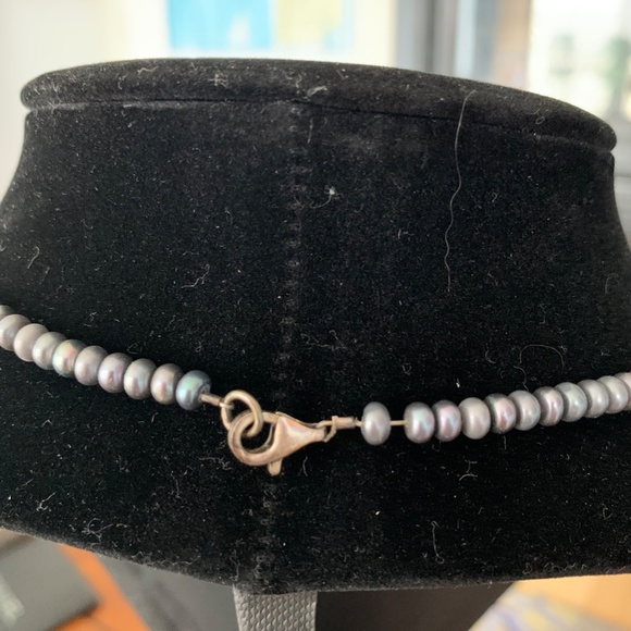 Beaded diamond & pearl necklace - Picture 3 of 4